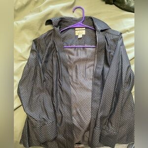 Taylor Black and White Women's Blazer